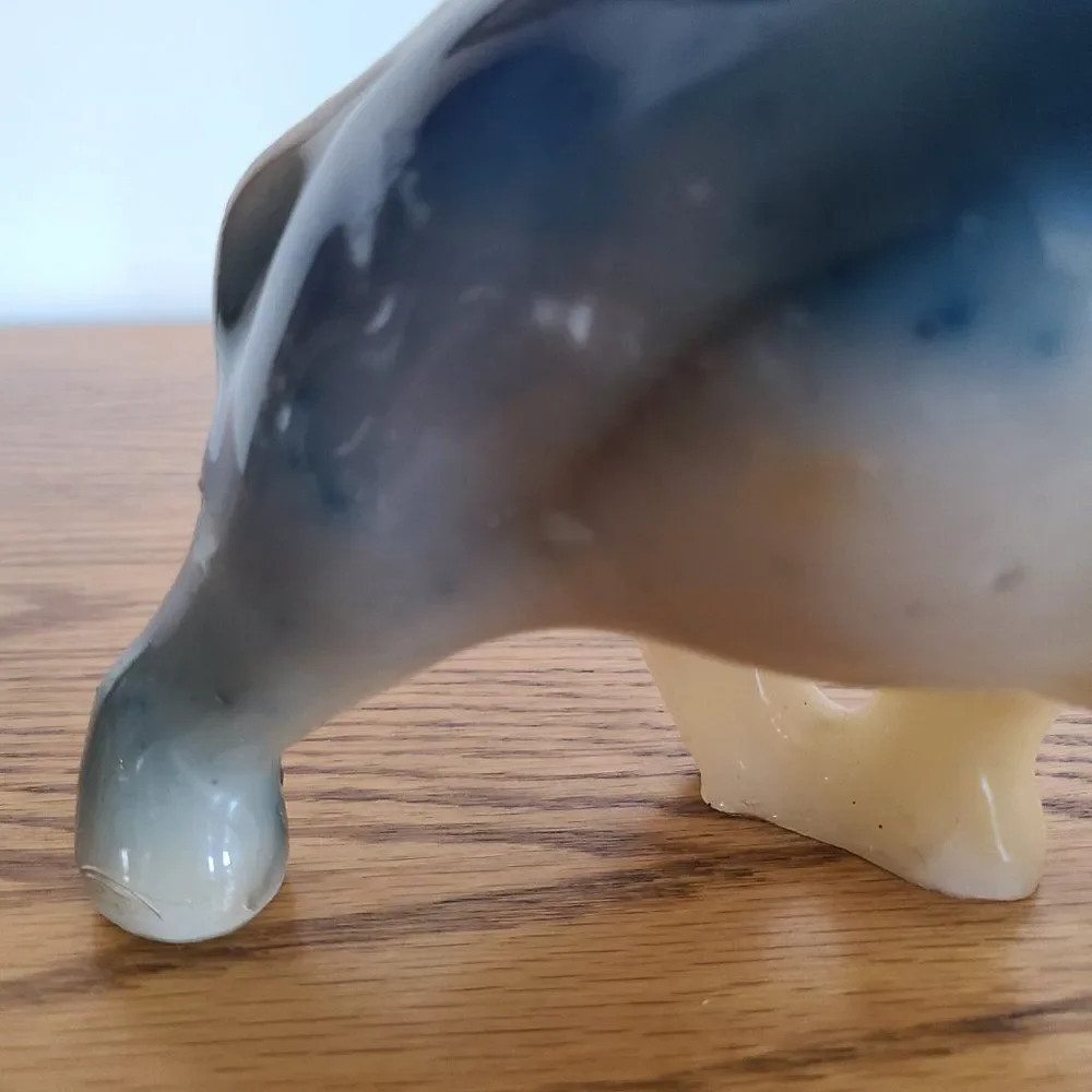 Vintage Novelty Wax Candle - ELEPHANT - Vintage Rare UNIQUE - Unlit